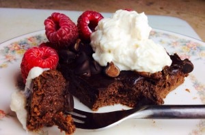 Black Forest Protein Brownies