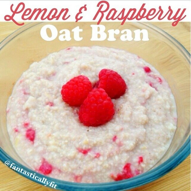 Raspberry-Lemon Oat Bran Raspeberry-Lemon Oat Bran Breakfast