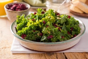 Baby Kale & Cranberry Salad