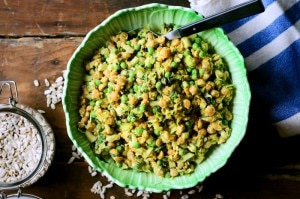 Chickpea Salad With Homemade Curry Mayo