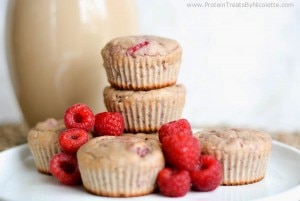 Vanilla & Raspberry Protein Muffins
