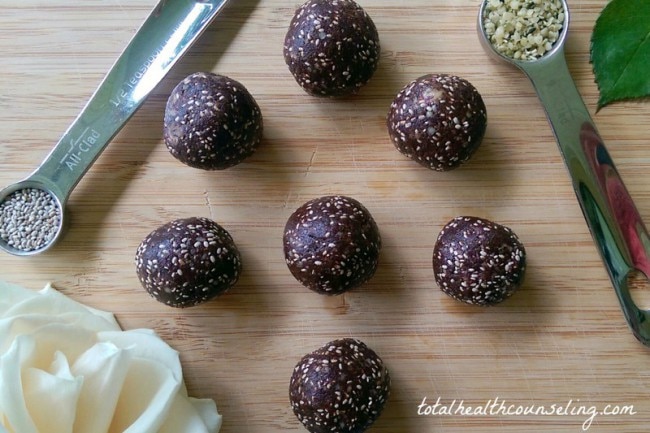 Super Seed Balls Recipe Cacao Super Seed Balls