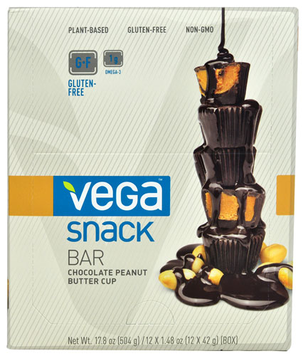 Vega Chocolate-Peanut Butter Snack Bars | Vitacost.com/blog