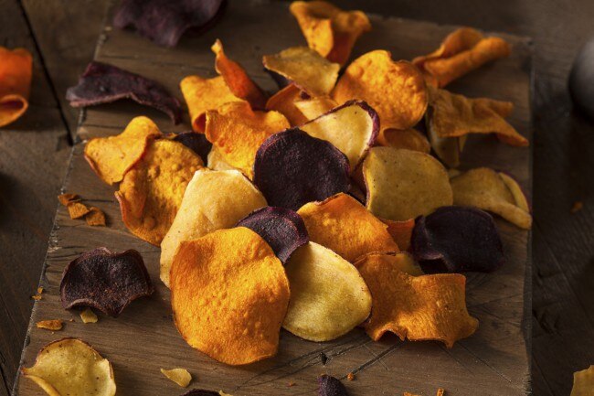 Baked Beet Chips Recipe