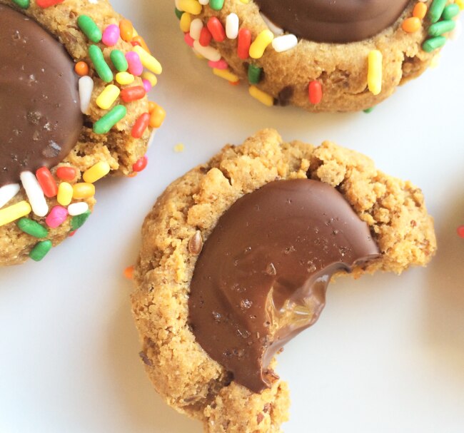 Peanut Butter Thumbprint Cookies