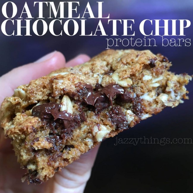 Oat Chocolate Chip Protein Bars Chocolate Chip Oatmeal Bars