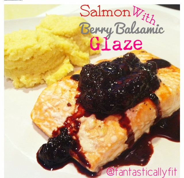 Berry-Glazed Salmon Filets
