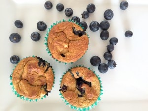 Vegan Blueberry Muffins