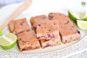 Healthy Dessert Recipes: Blackberry-Lime Bars