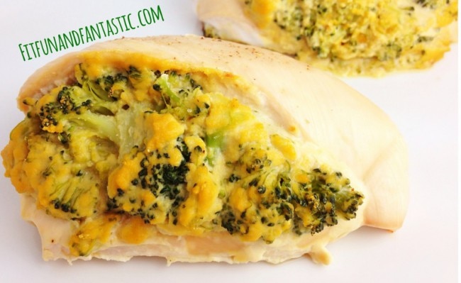 Broccoli-"Cheeze" Stuffed Chicken  Broccoli & "Cheeze" Stuffed Chicken