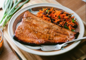 Citrus & Ginger Grilled Salmon