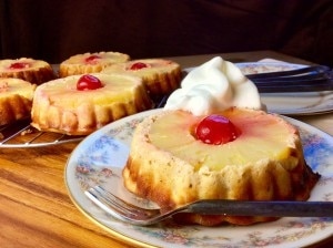 Pineapple Upside-Down Mini-Cakes