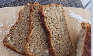 Coconut Flour Banana Bread Recipe