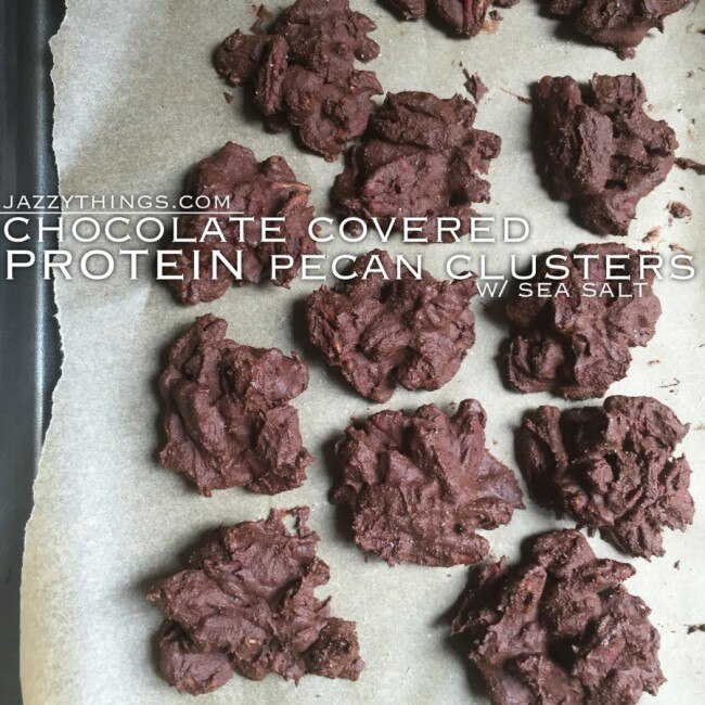 Chocolate Protein Pecan Cluster Candy Recipe Chocolate Pecan Protein Cluster Candy Recipe