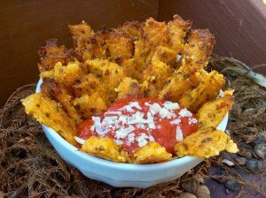 Italian Polenta Dippers with Marinara Sauce