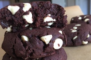 Dark Chocolate Cookies Recipe with White Chocolate Chips