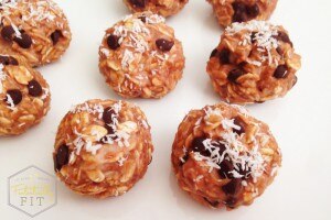 No-Bake Coconut-Chocolate Protein Balls