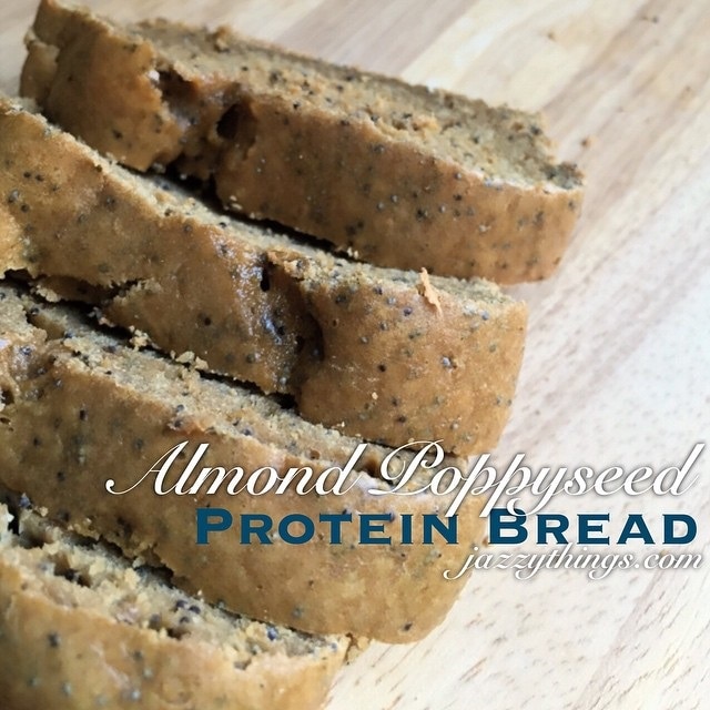 Protein-Packed Poppy Seed Almond Bread Almond-Poppy Seed Protein Bread Recipe
