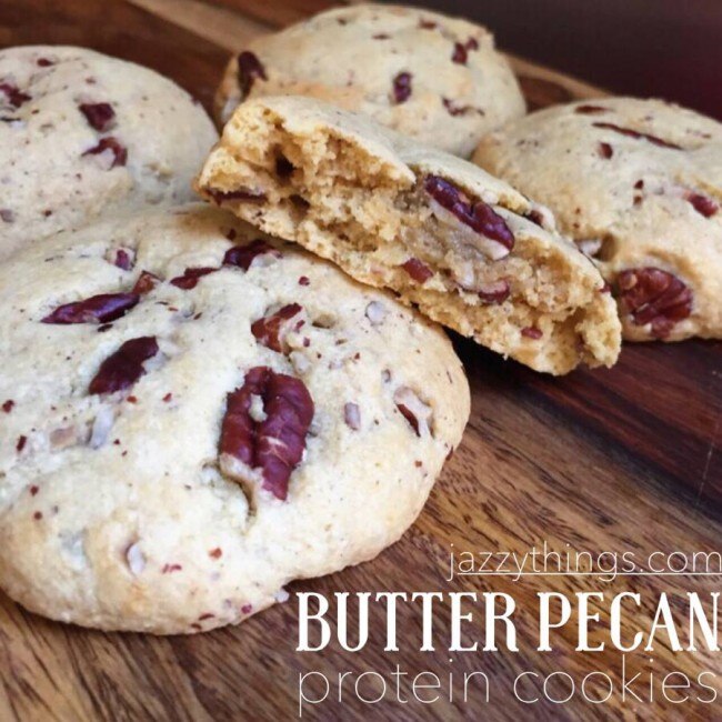 Buttery Pecan Protein Cookies Butter-Pecan Protein Cookies Recipe