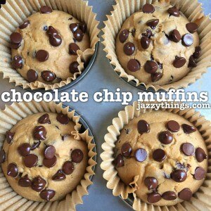 Healthy Chocolate Chip Muffins Recipe