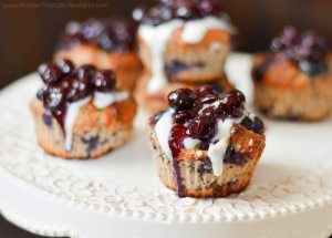 Blueberry-Vanilla Protein Muffins Recipe
