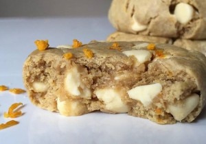 Orange Creamsicle Cookies with White Chocolate Chips