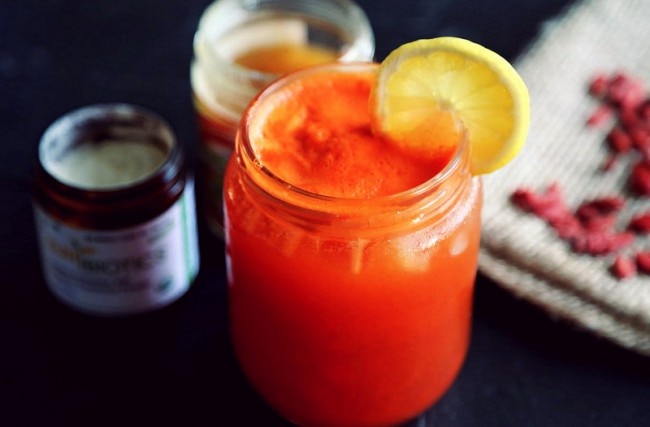 Probiotic-Enhanced Goji Berry Lemonade Probiotic-Enhanced Himalayan Lemonade
