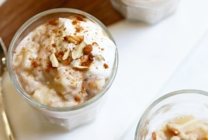Breakfast Risotto Recipe With Apples & Almonds