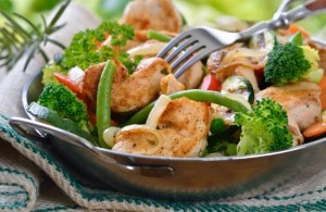 Skillet Chicken Recipe With Garlic-Lime Broccolini