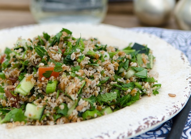 Tabbouleh Salad with Bulgur Wheat