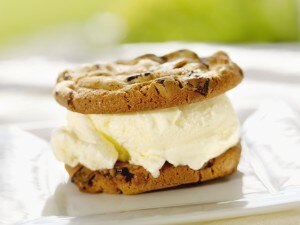 Cookie Dough Ice Cream Sandwich