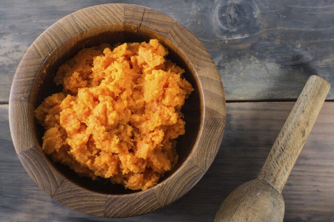 Vegan Mashed Sweet Potatoes  Chia-Sweet Potato Mash