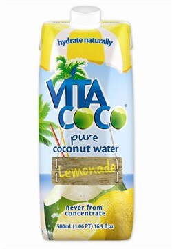 VitaCoco Pure Coconut Water in Lemonade Flavor
