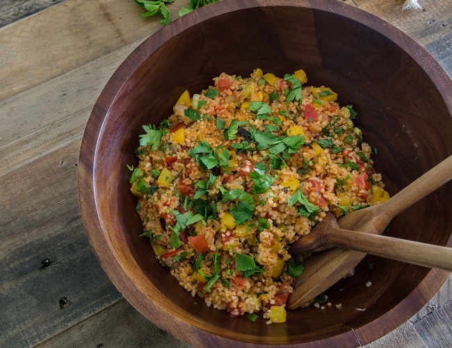 Bulgur Wheat Pilaf