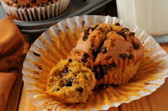 Gluten-Free Pumpkin Muffins with Chocolate Chips Gluten-Free Pumpkin Muffins