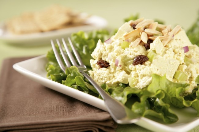 Curried Hemp Tofu Salad Recipe Curried Hemp Tofu Salad Recipe