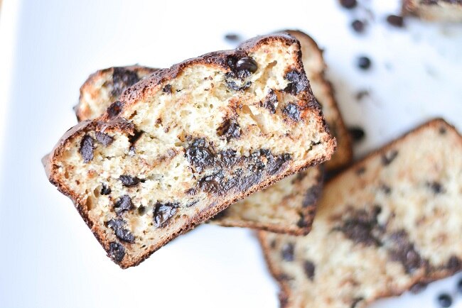 Healthy Chocolate Chip Cheesecake Bread Recipe Chocolate Chip Cheesecake Bread Recipe