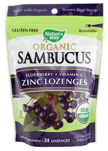 Nature's Way Organic Sambucus Elderberry Lozenges | Vitacost.com/blog
