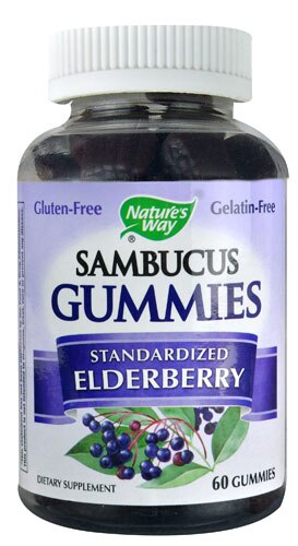 Nature's Way Sambucus Standardized Elderberry Gummies | Vitacost.com/blog
