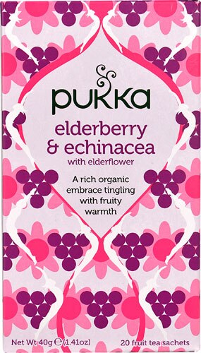 Pukka Elderberry & Echinacea Tea | Vitacost.com/blog