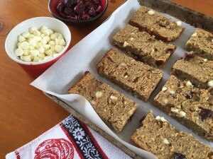 White Chocolate Homemade Protein Bars Recipe