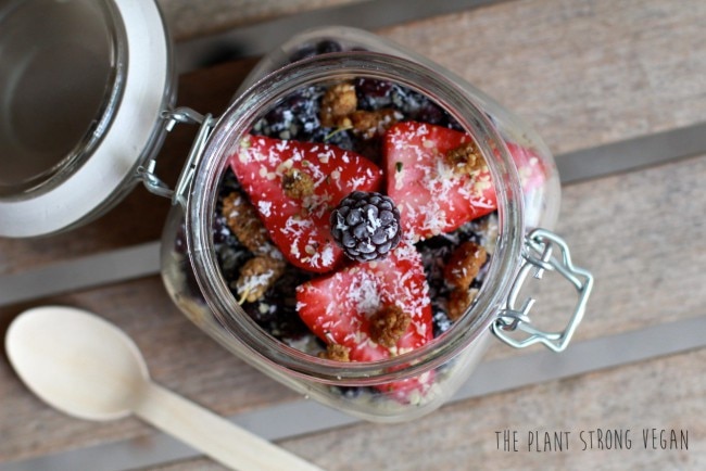 Vegan Overnight Oats with Chia and Coconut Coconut Overnight Oats with Chia Recipe