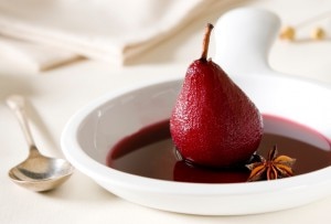 Paleo Red Wine Poached Pears Recipe