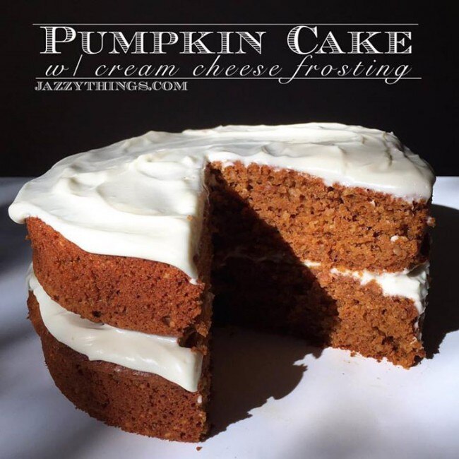 Pumpkin Pie Spice Cake with Cream Cheese Icing Pumpkin Pie Spice Cake
