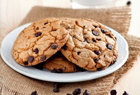 Eggless Chocolate Chip Cookies