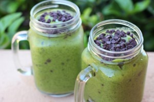 Vegan Green Mint Smoothie Recipe