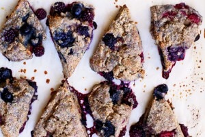 Whole Grain Berry Scones