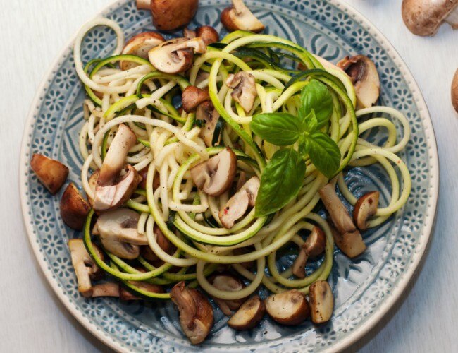 Grilled Sesame Zucchini Noodles Grilled Hemp-fu Zoodles