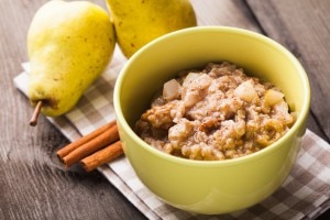 Baked Oatmeal with Pear & Spices