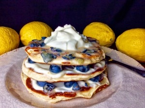 Lemon & Blueberry Pancakes